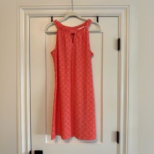 Orange Jude Connally Geometric Patterned Sleeveless Dress